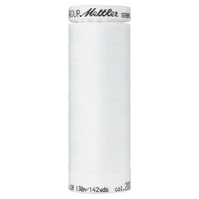 Mettler Seraflex elastic thread 50wt blanc 130m