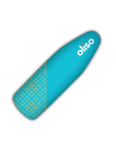 Oliso OLISO Housse de planche à repasser - Turquoise 38cm x 137cm (15po x 54po)