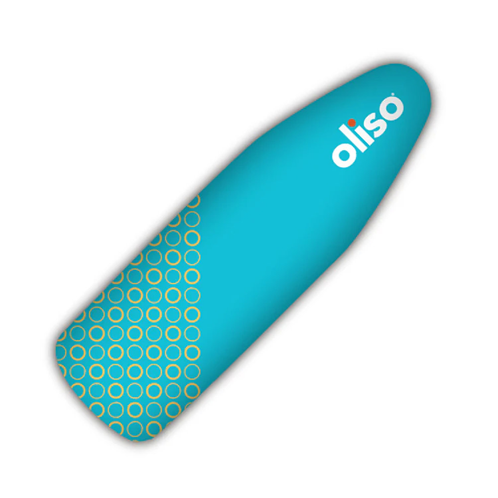 Oliso OLISO Housse de planche à repasser - Turquoise 38cm x 137cm (15po x 54po)