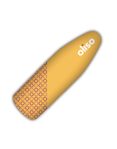 Oliso OLISO Housse de planche à repasser - Jaune 38cm x 137cm (15po x 54po)