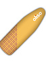 Oliso OLISO Housse de planche à repasser - Jaune 38cm x 137cm (15po x 54po)