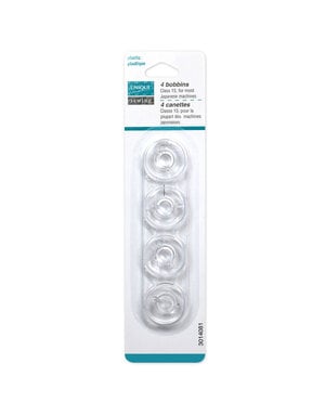 Unique UNIQUE SEWING Plastic Bobbins - Japanese Machine - 4pcs