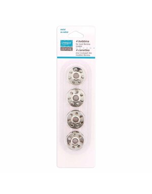 Unique UNIQUE SEWING 7-Hole Metal Bobbins - Bernina Machine - 4pcs