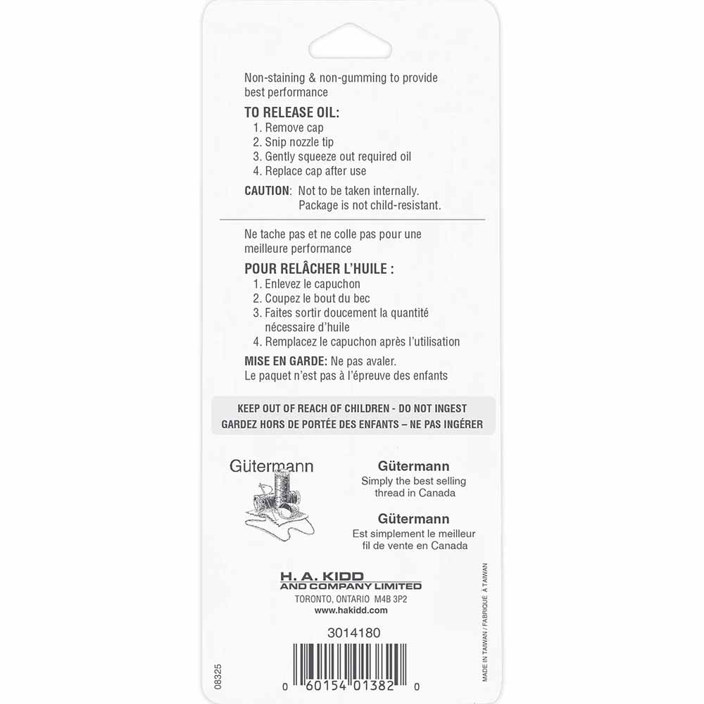 Unique Huile pour machine à coudre UNIQUE SEWING - 15ml