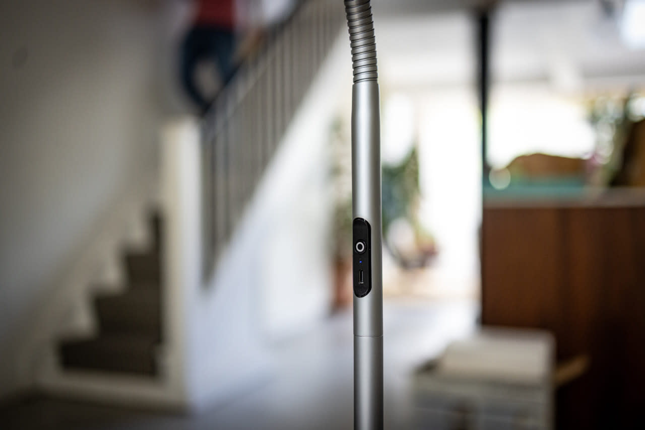 Daylight Slimline 4 Floor Lamp - Ice Grey