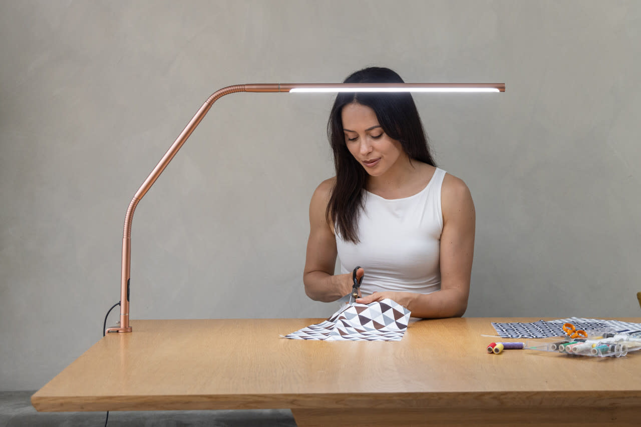 Daylight Slimline 4 lampe de table - Rose Gold