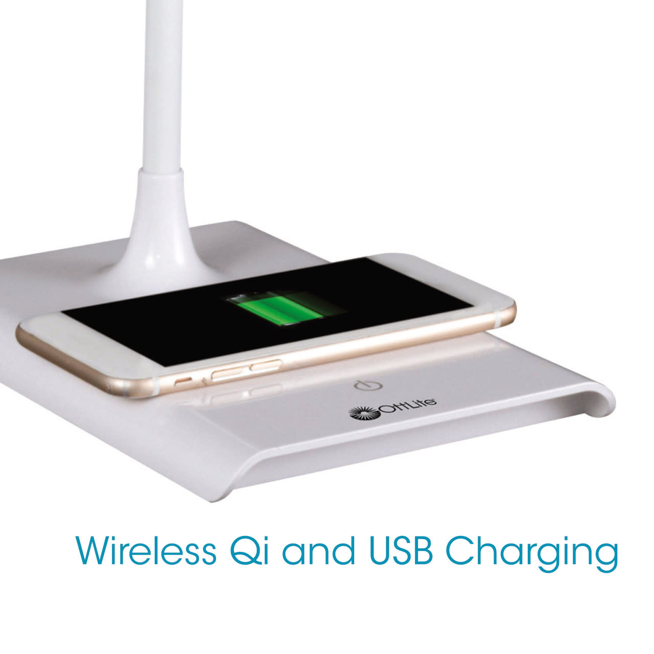 Ottlite Ottlite Power Up LED Desk Lamp with Wireless Charging