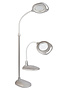 Ottlite Ottlite 2-in-1 LED Magnifier Floor and Table Light - Silver