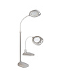 Ottlite Ottlite 2-in-1 LED Magnifier Floor and Table Light - Silver