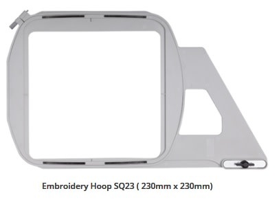 Janome Janome cerceau à broder SQ23, 230mm x 230 mm pour MC12000