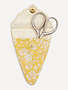 Liberty LIBERTY Porte-ciseaux - Emily Belle jaune soleil
