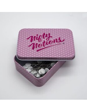 Nifty Notions Nifty Notions 2 1/8" white flower pins 100 pcs