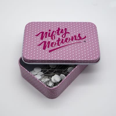 Nifty Notions Nifty Notions 2 1/8" white flower pins 100 pcs