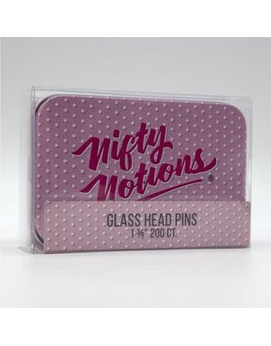 Nifty Notions Épingles à tête de verre 1-3/8" 200 pièces par Nifty Notions