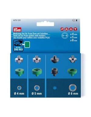 Prym Prym Vario creative tool ensemble d'outils pour oeillets 4-5-8 mm