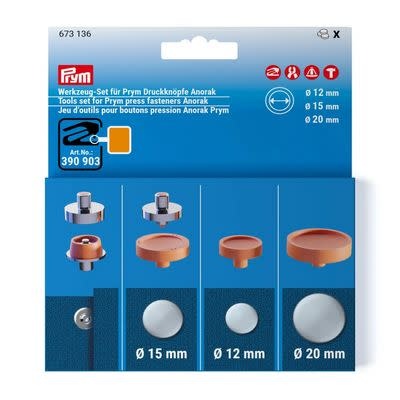 Prym Prym VarioTools set ANORAK 12-15-20mm ( pre-order )