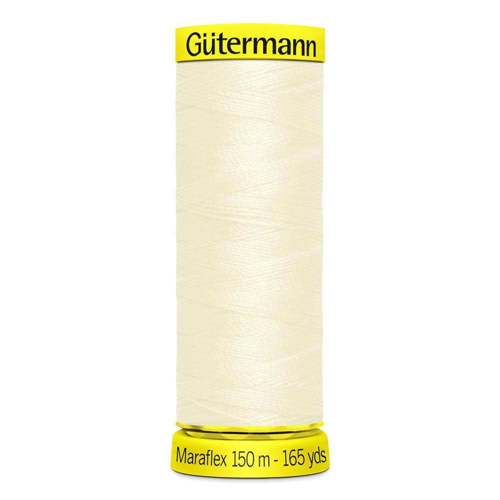 Gütermann Fil élastique Gütermann Maraflex 0001 150m