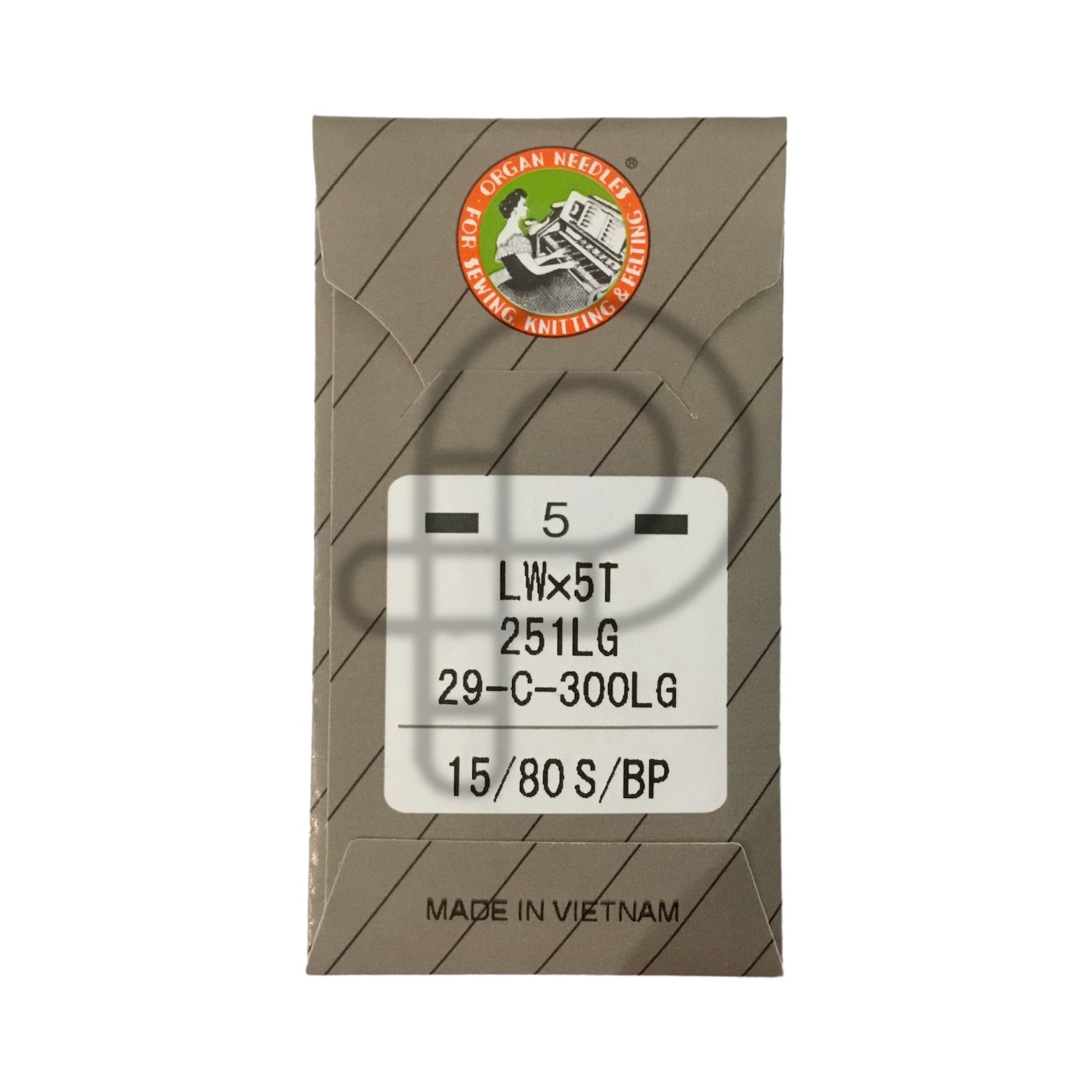 Organ Aiguille Lwx5T Pqt De 5 gr 15BP