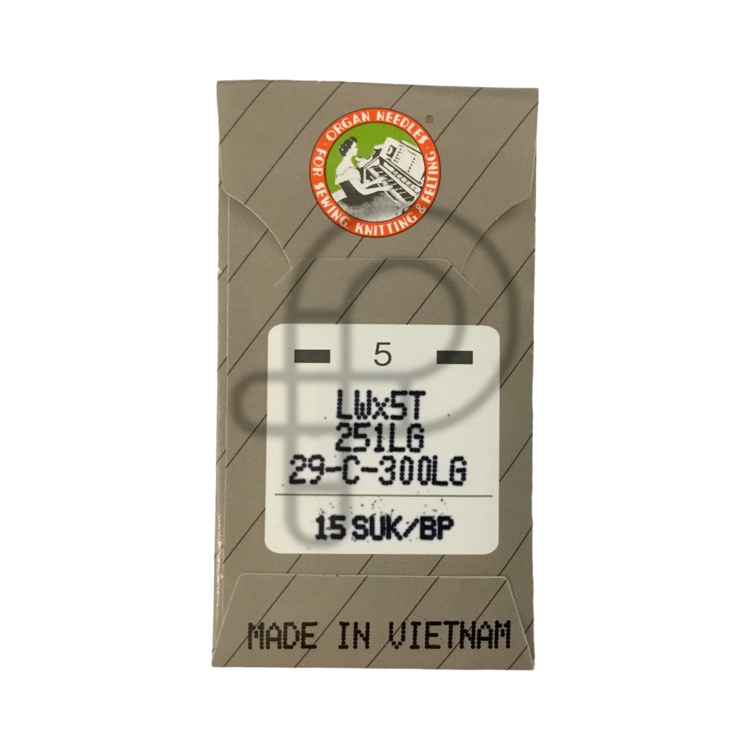 Organ Aiguille Lwx5T Pqt De 5 gr 15BP