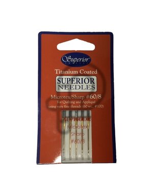 Superior LIQU Aiguilles Superior Titanium Microtex 60/8