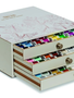 Madeira Baby Lock Madeira Rayon Thread Chest- filled with 180 220yd spools, plus 10 x Metallic 220yd, plus 4 Bobbinfil