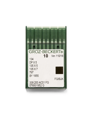 Groz - Beckert Aiguilles Groz Beckert DPX5 GR 18 FG BP paquet de 10 717695