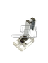 White Pied Fermeture Eclair Invisible Haut Singer