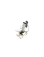 White Pied Fermeture Eclair Invisible Haut Singer