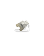 White Husqvarna Pied bouton