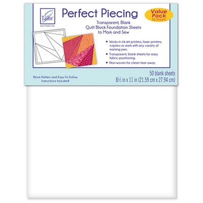 June Tailor Perfect Piecing - 50-sheet Value Pack