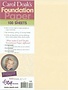 C&T Publishing Carol Doak's papier Foundation 100 feuilles