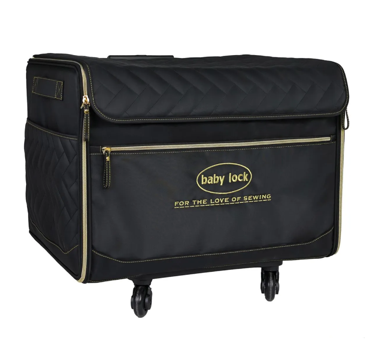 Baby Lock Valise à surjeteuse matelassé noir Baby Lock - Grand - Compatible avec BLP6,BLETS8,BLES8,BLES4,BLC4