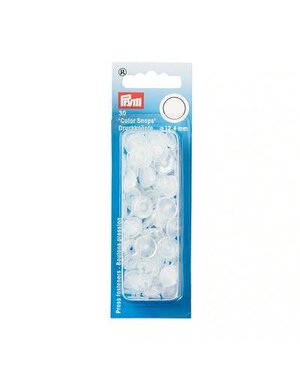 Prym Prym boutons-pression plastique 12,4 mm transparent brillant 30 pièces