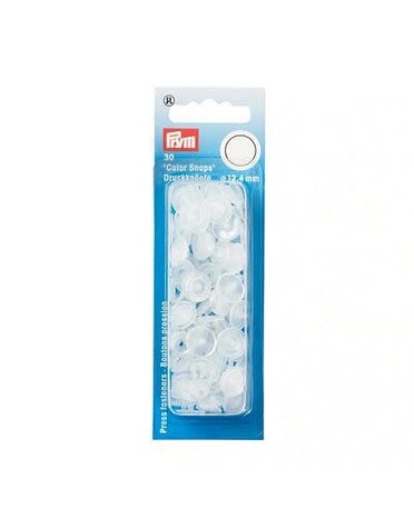 Prym Prym color snaps 12.4 mm transparent shiny 30pc