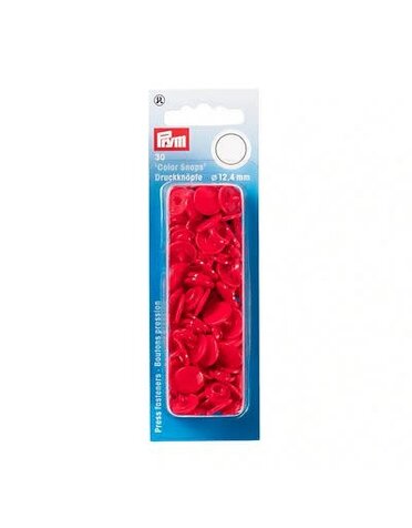 Prym Prym color snaps 12.4 mm red 30pc