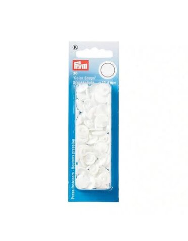Prym Prym color snaps 12.4 mm white 30pc