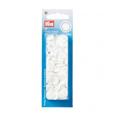 Prym Prym color snaps 12.4 mm white 30pc