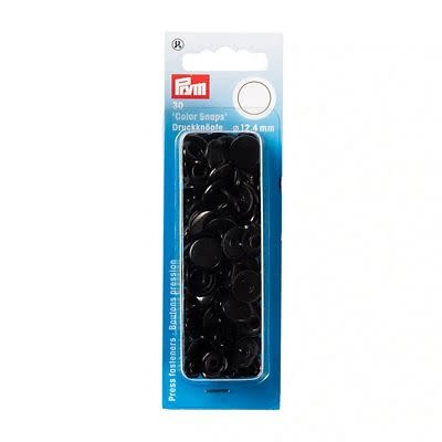 Prym Prym boutons-pression plastique 12,4 mm noir 30 pièces