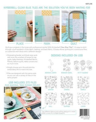 Kimberbell Clear blue tiles essentials set