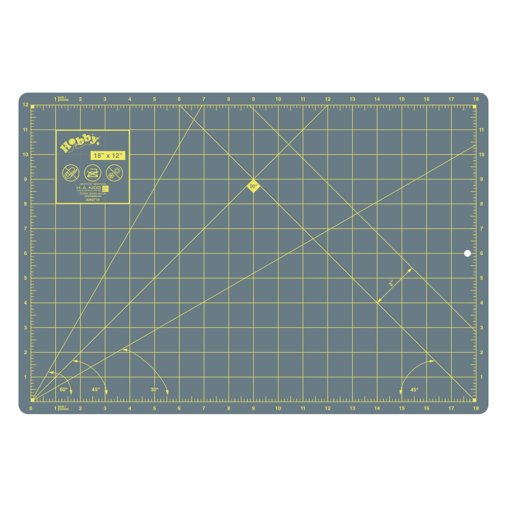Hobby HOBBY Tapis de coupe - 18" x 12" (environ. 45 cm x 30 cm)