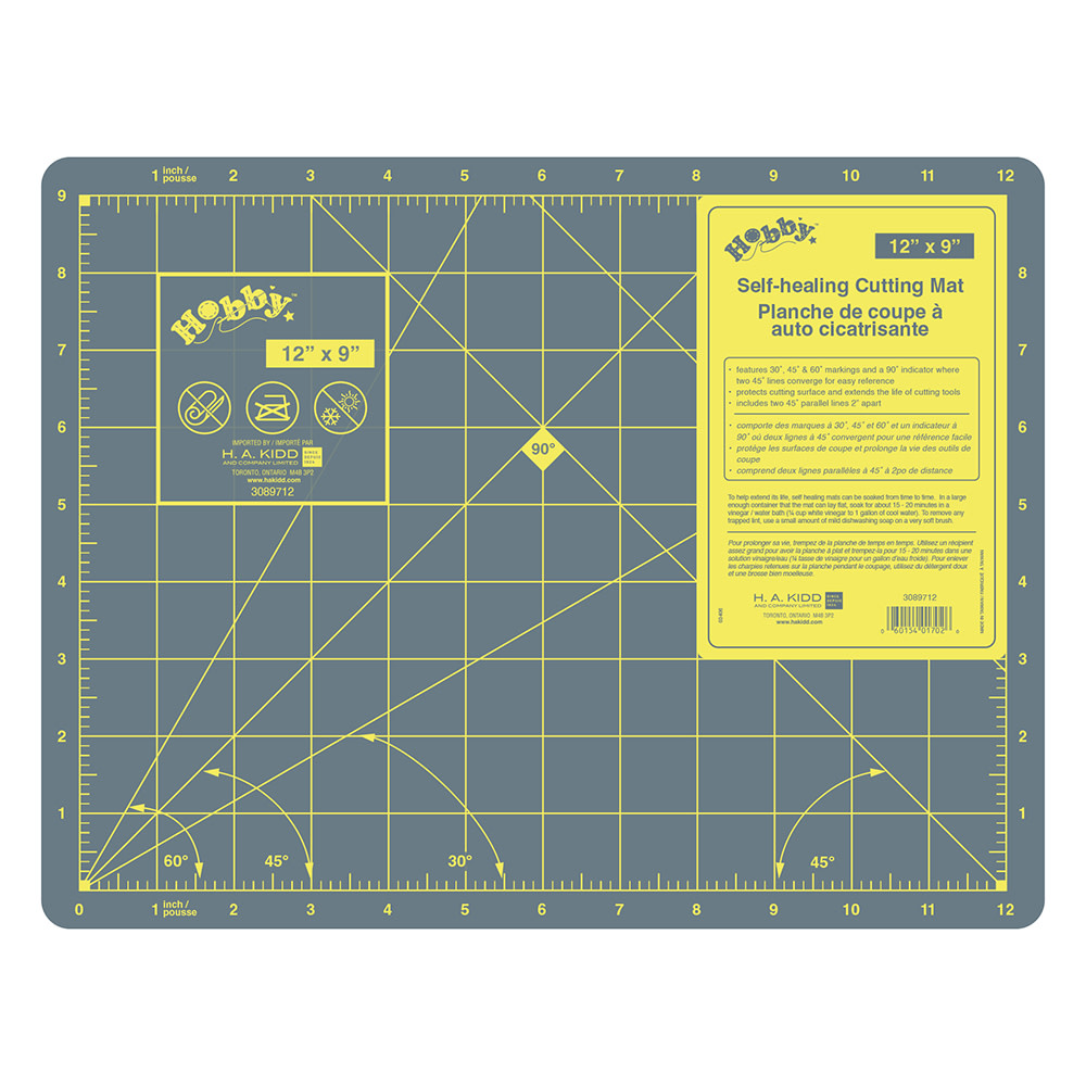 Hobby HOBBY Tapis de coupe - 12" x 9" (environ. 30 cm x 22 cm)