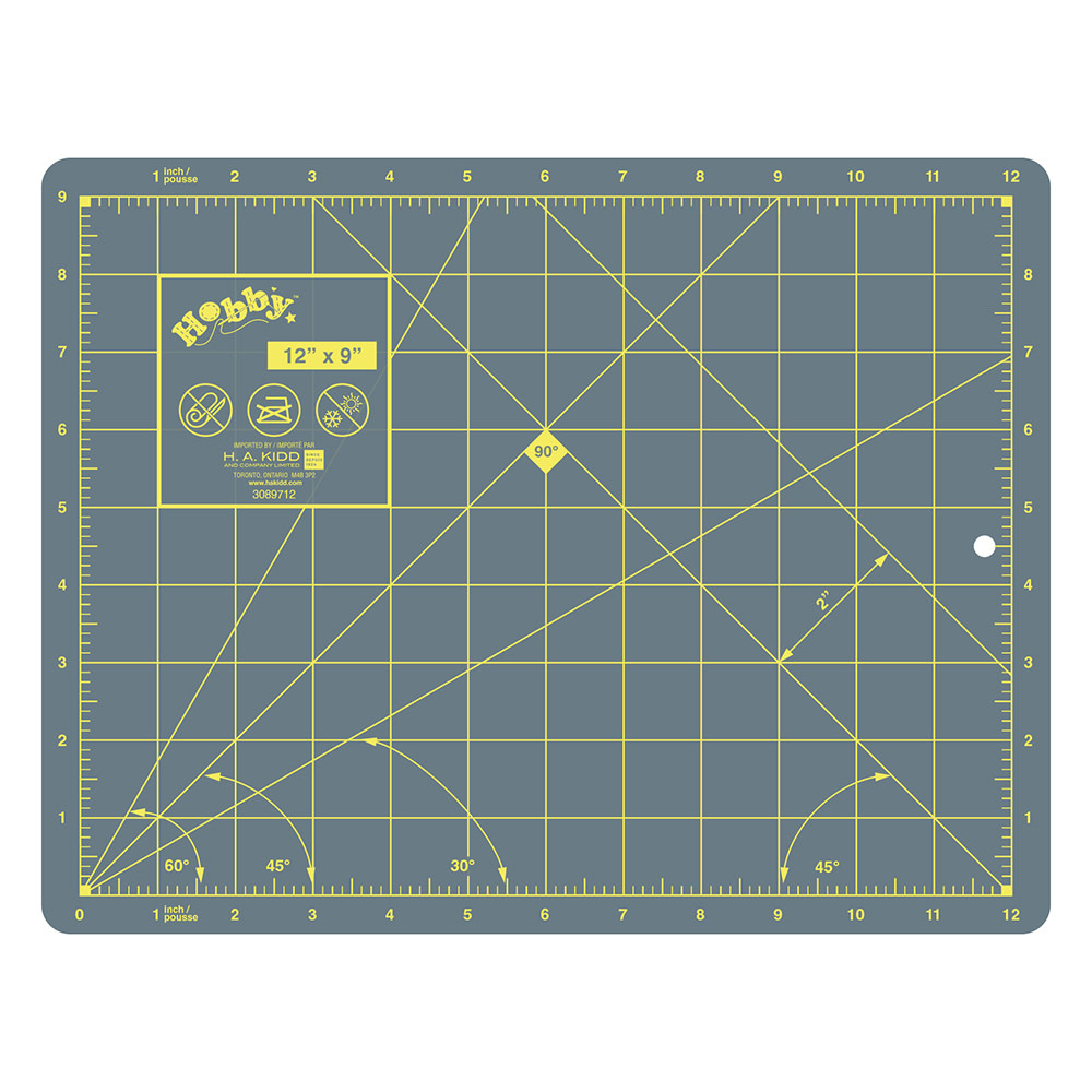 Hobby HOBBY Tapis de coupe - 12" x 9" (environ. 30 cm x 22 cm)