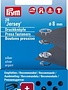 Prym Prym boutons pression Jersey, 8mm, argent, paquet de 20