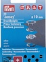 Prym Prym boutons pression jersey 10 mm, argent, paquet de 20