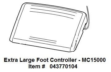 Janome Pedale Janome MC15000