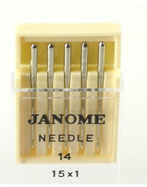 Janome Janome universal needle15X1 #14, 5 pk