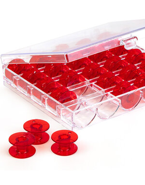 Janome Janome Boitier de 25 canettes rouge