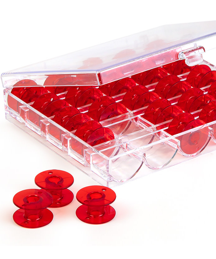 Janome Janome Boitier de 25 canettes rouge