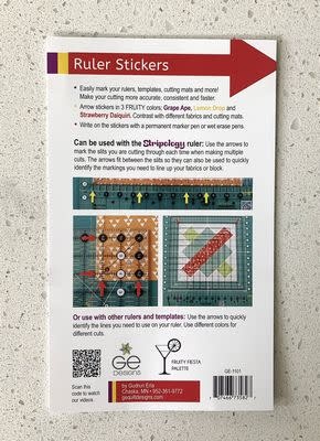 G.E. Designs Feuilles autocollantes G-Easy ruler stickers - Fruity Fiesta