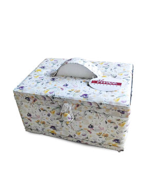 Vivace VIVACE Medium Sewing Basket - 25 cm x 19 cm x 15 cm (10" x 7 1/2" x 5 3/4")